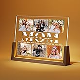 LUCKOR Personalized Mothers Day Picture Frame for Mom, Custom Gifts for Mother's Day from Daughter Son Kids, Customized Photos Present for Wife from Husband, Best Mom Ever Gifts