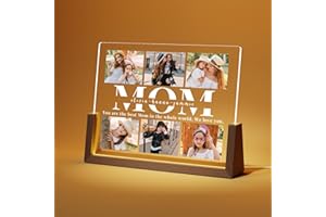 LUCKOR Personalized Mothers Day Picture Frame for Mom, Custom Gifts for Mother's Day from Daughter Son Kids, Customized Photo