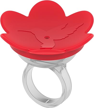 Amazon Com Zummr Hummingbird Ring Feeder Red Garden Outdoor