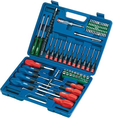 40850 - Set cacciaviti, bussole e inserti, 70 pezzi