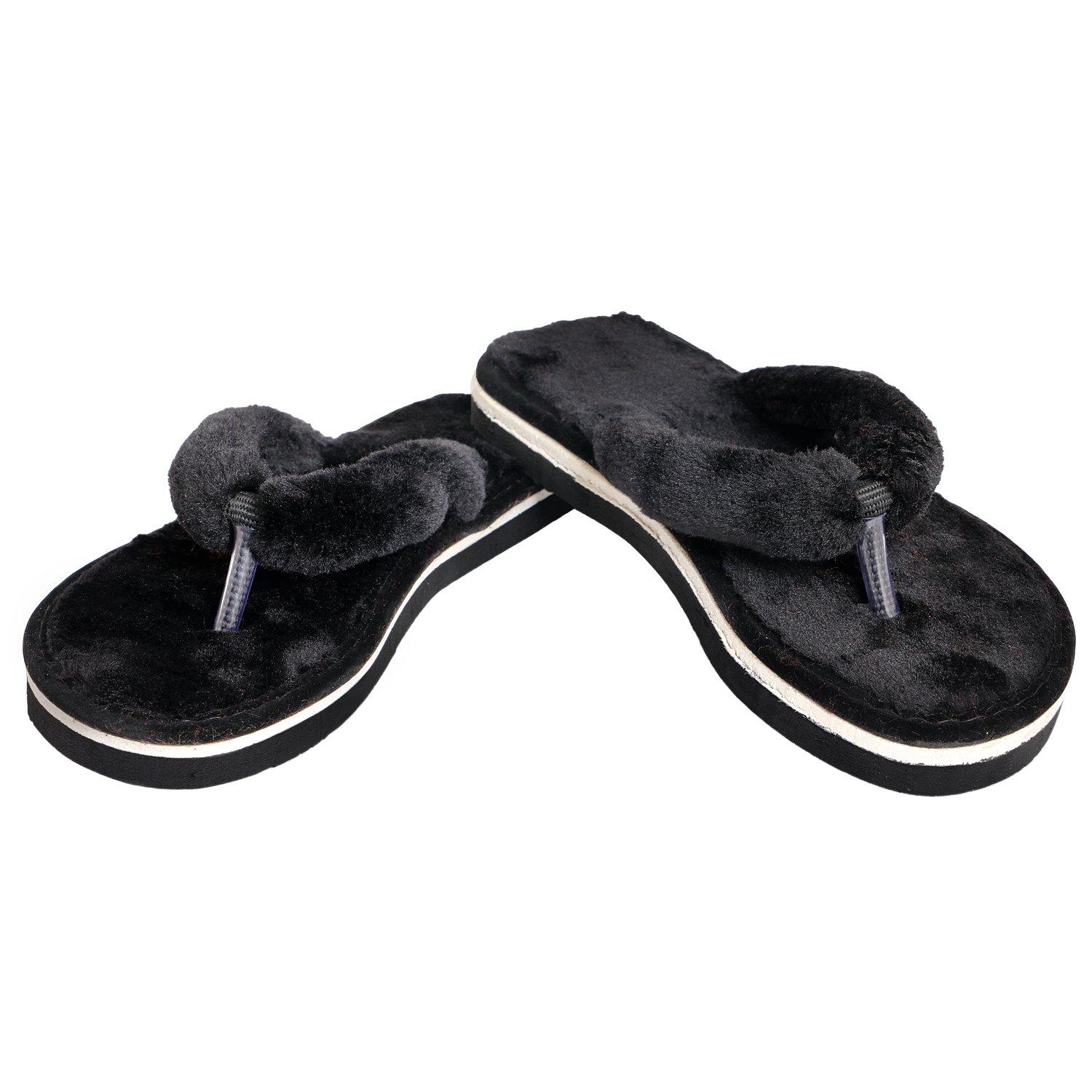 hd ladies cotton fur slipper with chritmas, new year and winter special