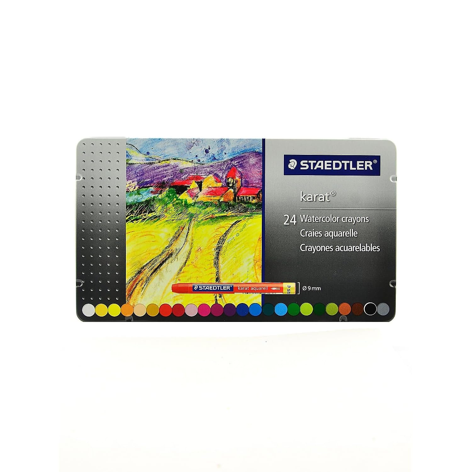 STAEDTLER Karat Aquarell Premium Watercolor Crayons (223M24)