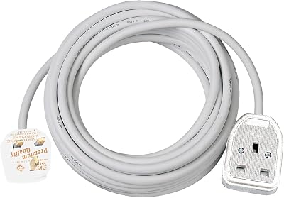 Brennenstuhl Extension Cable 5m 13A BS White Indoor Use