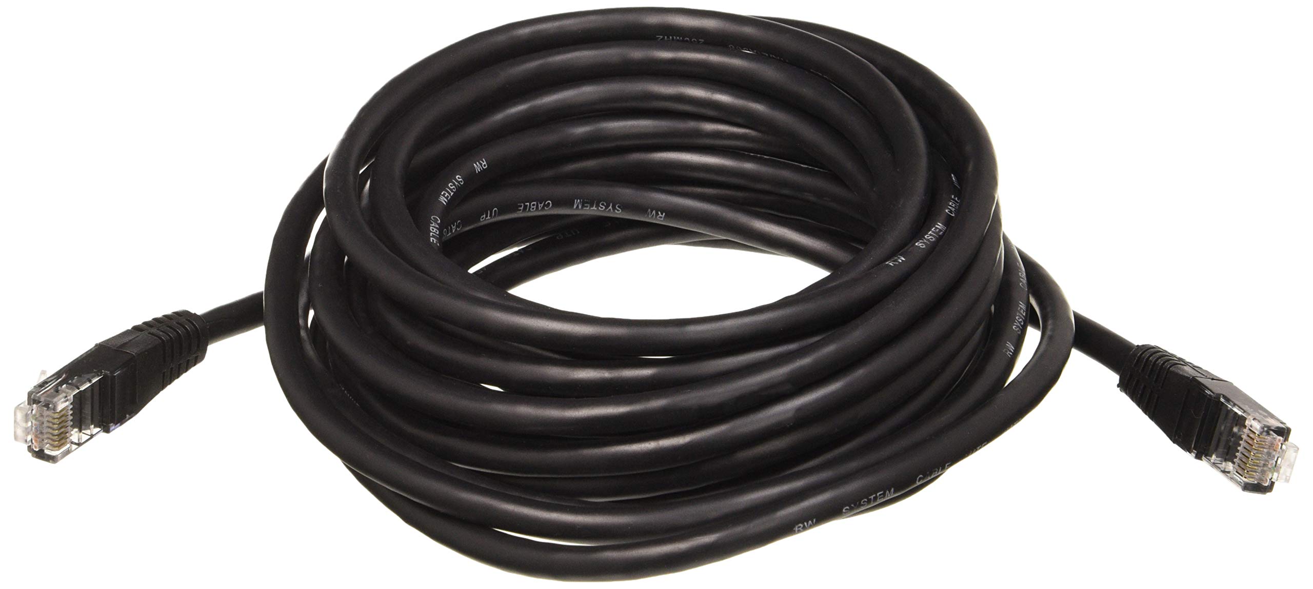 Pro Signal PS11200 RJ45 Male to Male Cat6 UTP Ethernet Patch Lead, 5m, Black