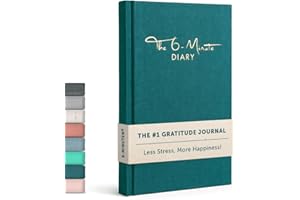 URBESTSELF 6-Minute Diary – 3-Million-User Gratitude Journal for Women & Men with Prompts – Guided Self Care Book Based on Positive Psychology – Daily Manifestation