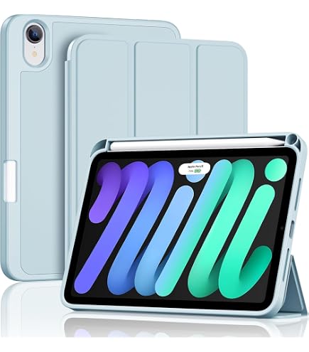 Amazon.com: ProCase Smart Case for iPad mini 7 A17 Pro 2024/Mini 6