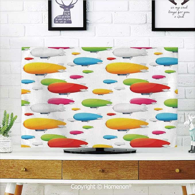 Indoor TV dust Cover,Cover Type 55 inch LCD TV 3D Printed