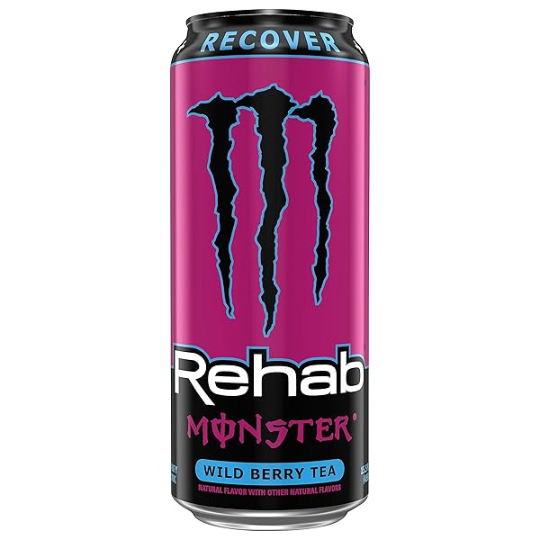 MONSTER ENERGY REHAB WILD BERRY TEA 15.5OZ
