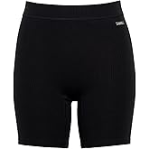 BYLT High Waisted Biker Shorts for Women - Ribbed Legging Shorts - Moisture Wicking - 6 Inch Inseam - Athletic Shorts