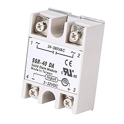 HiLetgo 2pcs SSR-40DA Solid State Relay Single