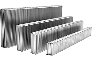 Toicann 18 Gauge Brad Nails 304 Stainless Steel 18 GA Nail Gun Nails Assorted and Small Finishing Nails for Pneumatic, Electric Brad Nailer (Assorted Sizes)