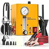 Smoke Machine Automotive Leak Detector with Built-in Air Pump, Pressure Gauge, Flow Meter, Vehicle Diagnostic Tool for Leaks