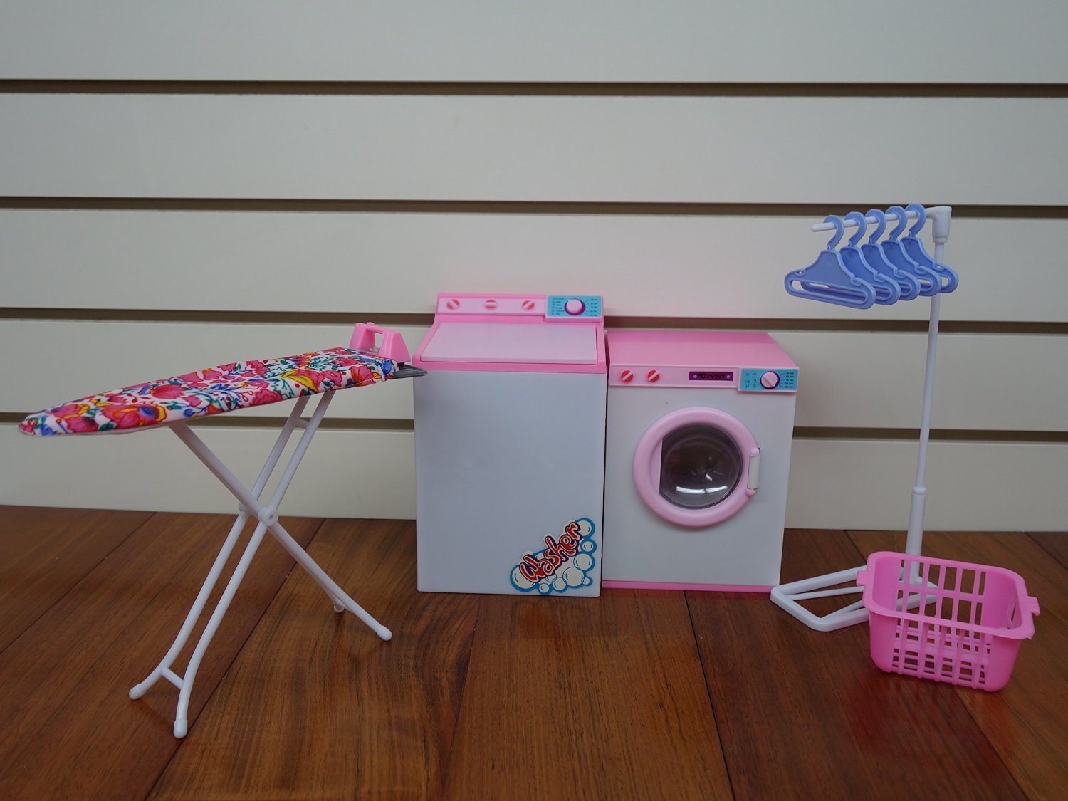 Barbie Size Dollhouse Furniture Laundry Room With Iron And Ironing