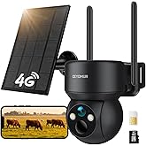 CEYOMUR Trail Camera, 4G LTE Cellular Trail Camera with Built-in SIM & 32GB TF Card, Game Camera with 2K Color Night Vision, 360° PTZ View, PIR Motion Activated, 2-Way Audio, IP66, No WiFi Needed