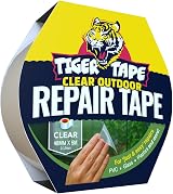 Tiger Tape Clear Waterproof Repair Tape 48mm x 5m Transparent view 1