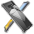 KIOMY Clear Case for Samsung Galaxy Note 9 5G Airbag Corners Shockproof Bumper Protective Phone Cover, Hybrid Design Hard PC Back with Flexible TPU Frame