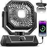 Portable Camping Fan with 20000mAh Rechargeable