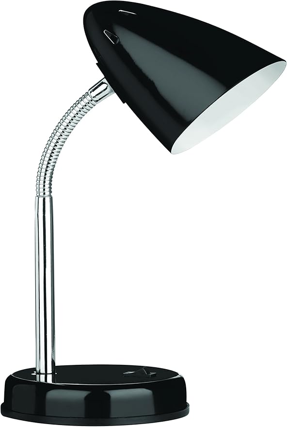 Premier Housewares Luma Flex Black Flexi Desk Lamp Amazon.co.uk Lighting