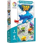 SmartGames Take Off &mdash; Aviation Logic Puzzle that Builds Planning &amp; Spatial Reasoning | 60 Challenges | Ages 5 to Adult | Compact Travel Game