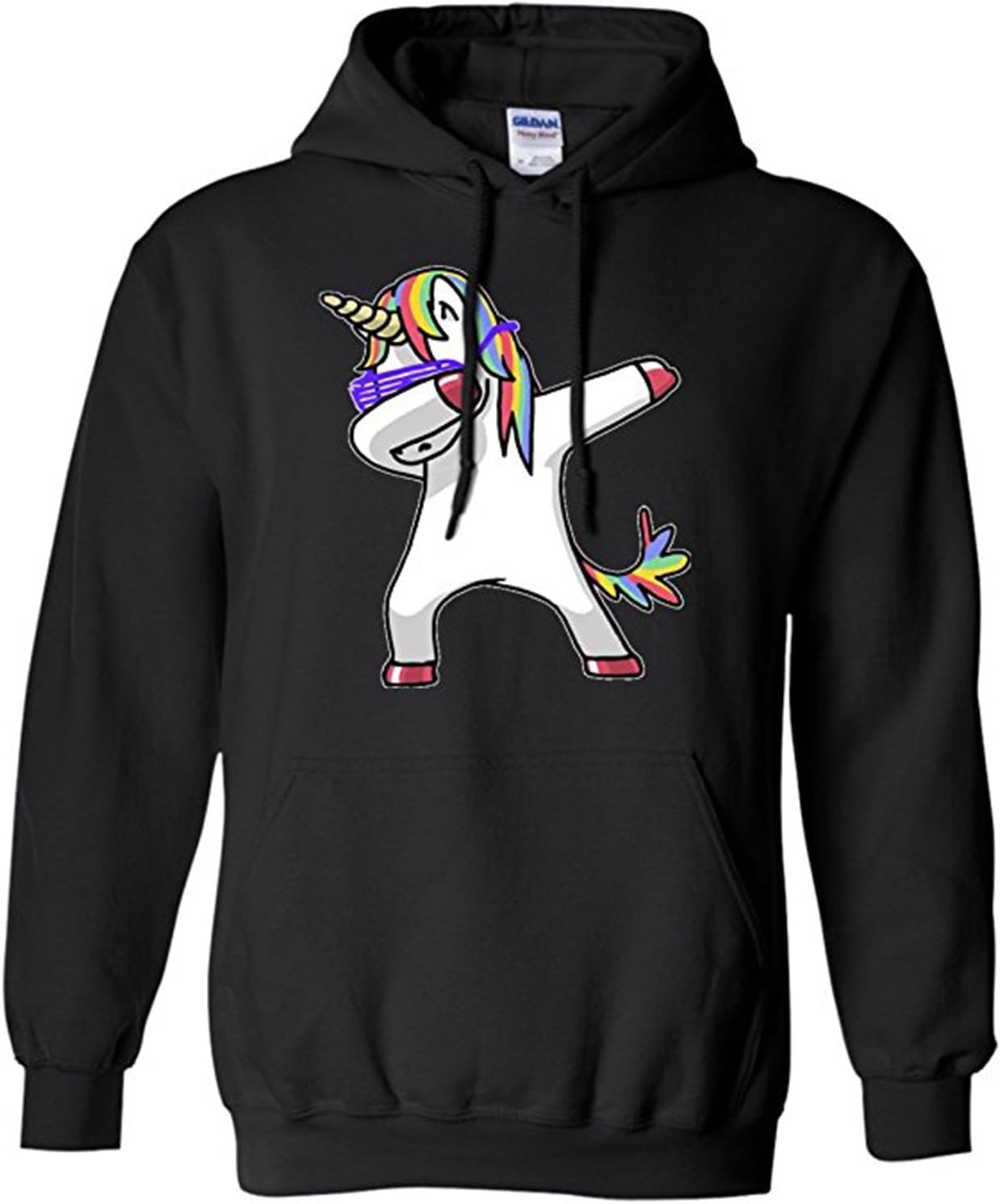 ZMvise DAB Unicorn Just Dabbing It Shirt Unisex Fit Girl Boy Men Women Hoodie Sweatshirts