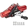 Vgoohobby RC Car Winch,Universal Simulation Winch with Dual Motor Compatible with Traxxas TRX4 Axial SCX10 90046 D90 1/10 Scale RC Crawler Car