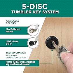 Olympus Lock 5-Disc Tumbler Cam Lock | Cascade