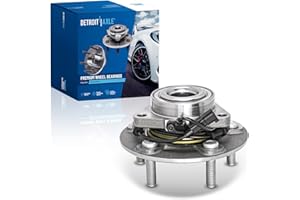 Detroit Axle - Front Wheel Bearing Hub for 2012-2018 Dodge Ram 1500, 2013 2014 2015 2016 2017 [Excluding Tradesman HD] Wheel 