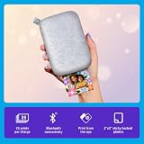 HP Sprocket 2x3 Instant Photo Printer Bluetooth iOS Android White view 2