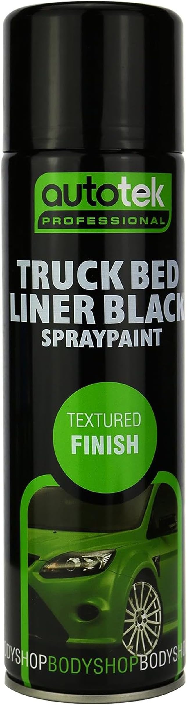 Autotek Professional Textured Finish Spray Paint Truck Bed Liner Black 500 ml