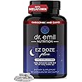 DR. EMIL NUTRITION EZ Doze Melatonin-Free Natural Sleep Aid with L-Theanine, GABA & 5HTP - Extra Strength Sleeping Pills for Adults - Safe and Non-Habit Forming (60 Veggie Capsules)