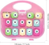 EXERZ Paper Punch Set 14 pcs Storage Box Craft Scrapbook Cards DIY view 2