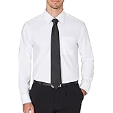 J.VER Men's Dress Shirts Wrinkle Free Long Sleeve Formal Shirt Solid Business Casual Button Down Shirts for Wedding Prom