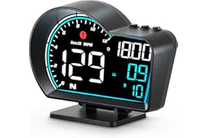 Liiiyuan G16 Heads up Display for Cars, GPS Speedometer Suitable for All Cars, Head up Display with MPH, USB Connection Plug-and-Play