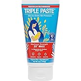 Triple Paste 3X Max Strength Diaper Rash Ointment, 40% Zinc Oxide, 6 oz | Maximum strength 40% zinc oxide diaper rash ointment helps treat, soothe and protect serious baby rash.