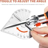 GARTOL Miter Shears Angular Cutting Tool Adjustable 45-135 Degree Moulding Trim view 6