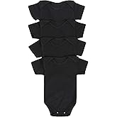 ToBeInStyle Babys' 4 Pack Short Sleeve One-Piece Bodysuit