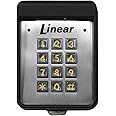 Linear Ak11 Linak11 Exterior Digital Keypad, Black/Silver