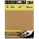 3M 9040NA Garnet Sandpaper, Inch, Assorted-Grit, 5-Sheet-9040NA, 9 in x 11 in