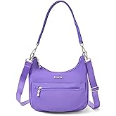 Baggallini Modern Pocket Half Moon 11"x10.5" Shoulder Women W/Replaceable Straps Converts to Crossbody Bag