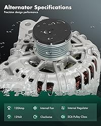SCITOO Alternator for 11648 Alternators Fit for
