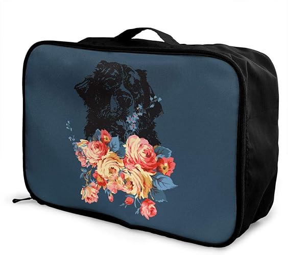 Amazon バーニーズマウンテンドッグ スーツケース固定可 ボストンバッグ トラベルバッグ 旅行バッグ スーツケース 旅行カバン ビジネスバッグ 収納ケース 丈夫 大容量 多用途 機内持込可 ボストンバッグ