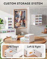 ARTDOT Storage Boxes for Diamond Art 2 Set 70-Drawer Bead Organizer view 4