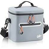 Soft-Sided Cooler Bag, 7/16/30 Can Insulated Lunch Box, Waterproof, Leak-Proof, Portable Lunch Bag for Work, Beach, Drink, Travel, Camping, Picnic