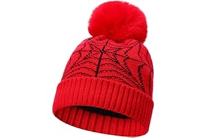 Boys Spider Web Bobble Hat