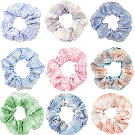 Amazon Co Jp シュシュ ヘアゴム 韓国スタイルのおしゃれなシュシュ ヘアアクセサリーヘアゴム そのまま使用もok Bm風 インスタ風 1 ビューティー