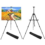 RRFTOK Artist Easel Stand, Metal Material Tripod