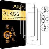 Ailun Screen Protector + Camera Lens Protector for iPhone 14 Pro Max | 3+3 Pack, 6.7 inch, Tempered Glass, Sensor Protection, Dynamic Island Compatible