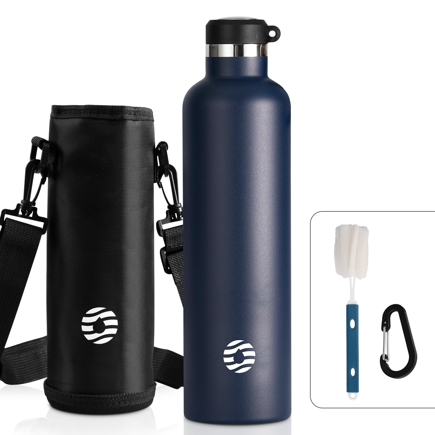 FEIJIAN Stainless Steel Water Bottle 750ml/1000ml Sports Flask Vacuum Insulated Water Bottle