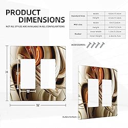 Modern Abstract Lines Painting Double Rocker Light