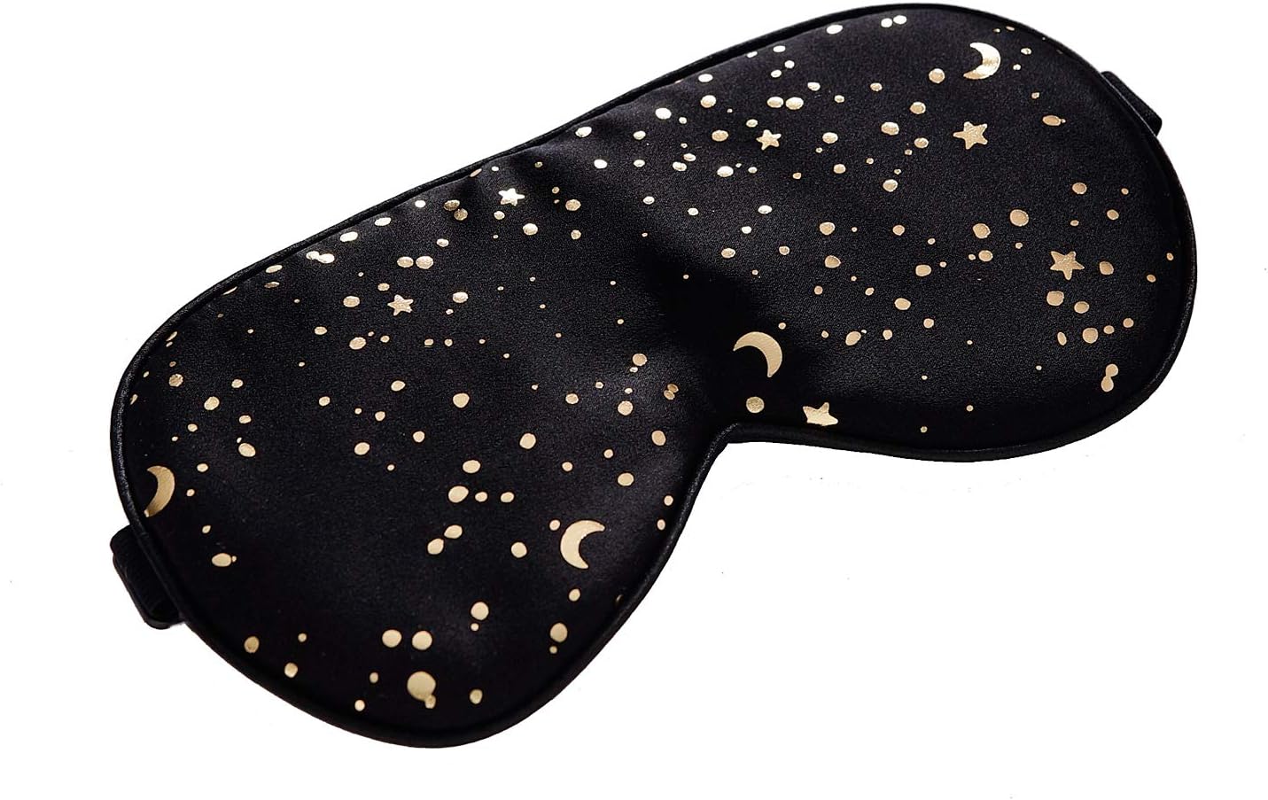 townssilk 100% Silk Sleep mask with Adjustable Strap,Comfortable and Super Soft Eye mask Ultimate Sleeping aid,blindford Golden Moon - Image 3